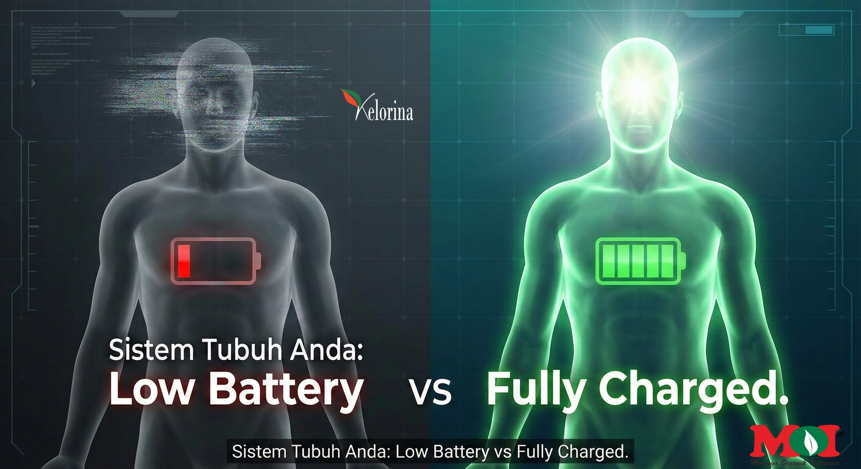 Low Battery vs Full Charged